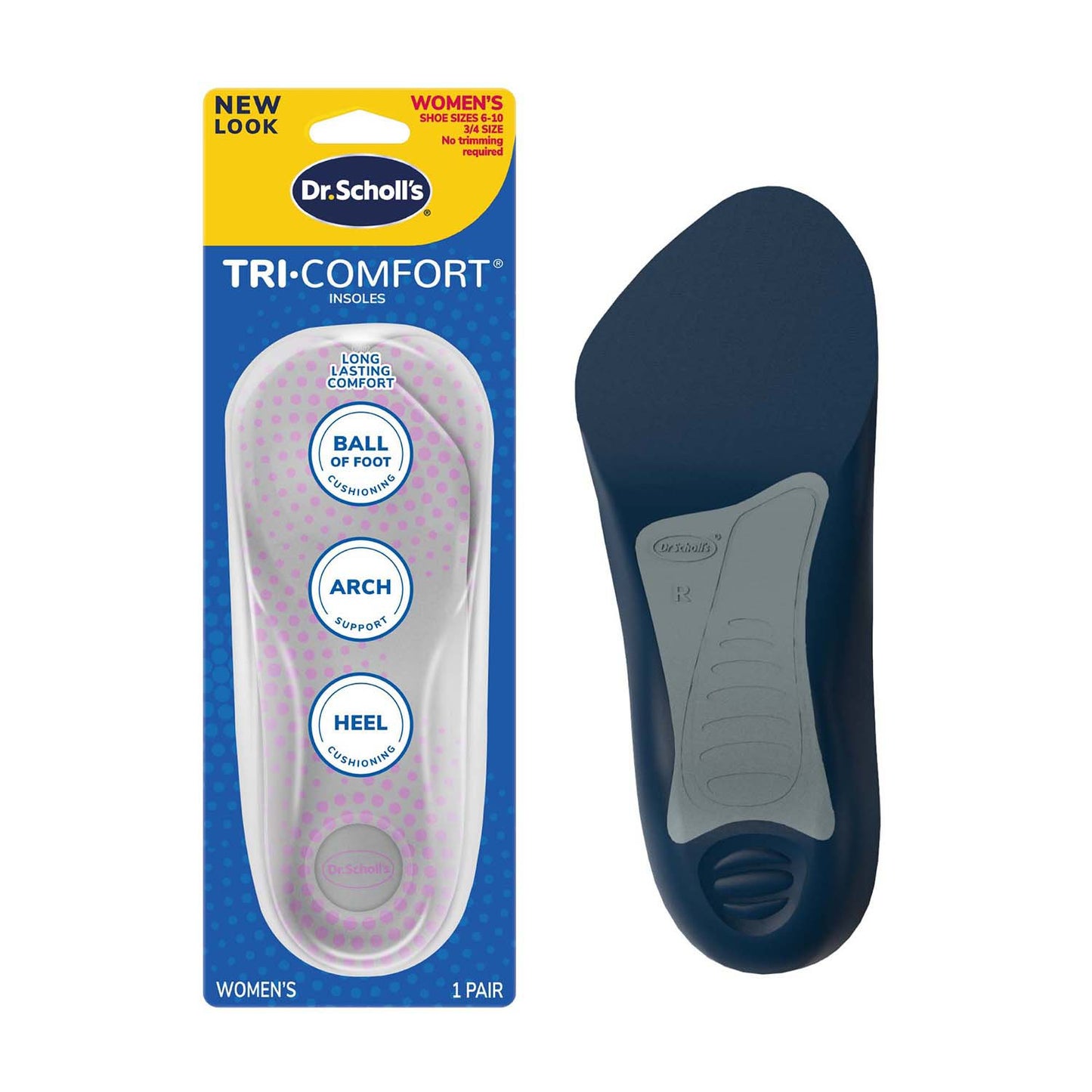 Dr. Scholl's Comfort Tri-Comfort Insoles, Women's Size 6-10