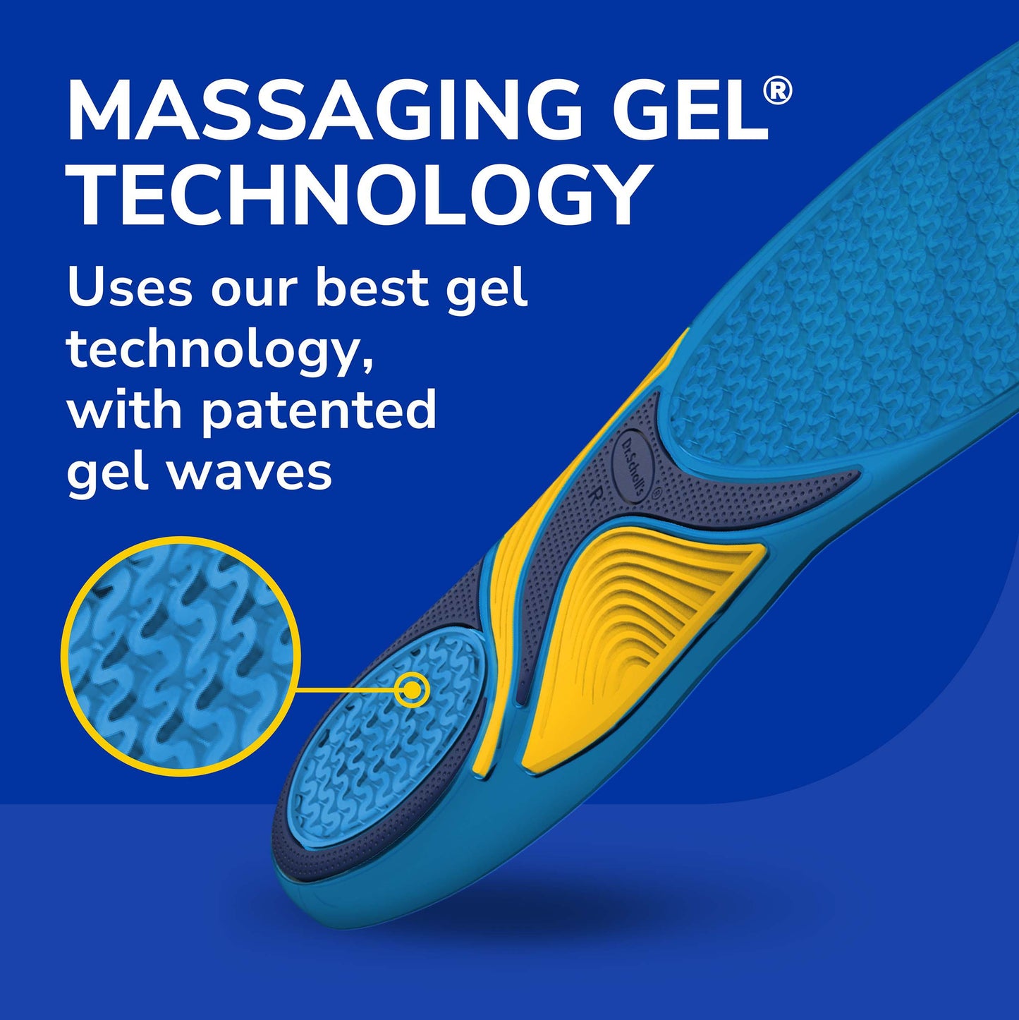 Dr. Scholl's Comfort and Energy Massaging Gel Insoles, Men's Size 8-14