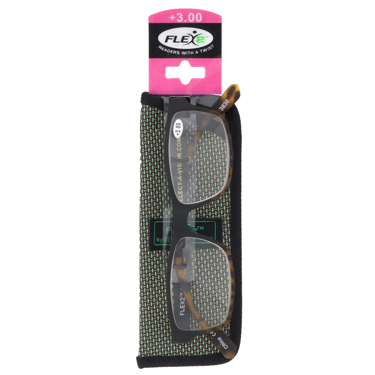 Select A Vision Wayfarer Black +3.00