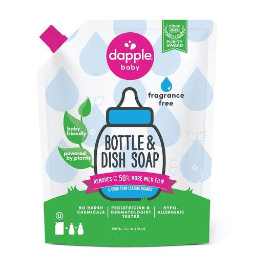 Dapple Baby Fragrance Free Bottle & Dish Soap Refill