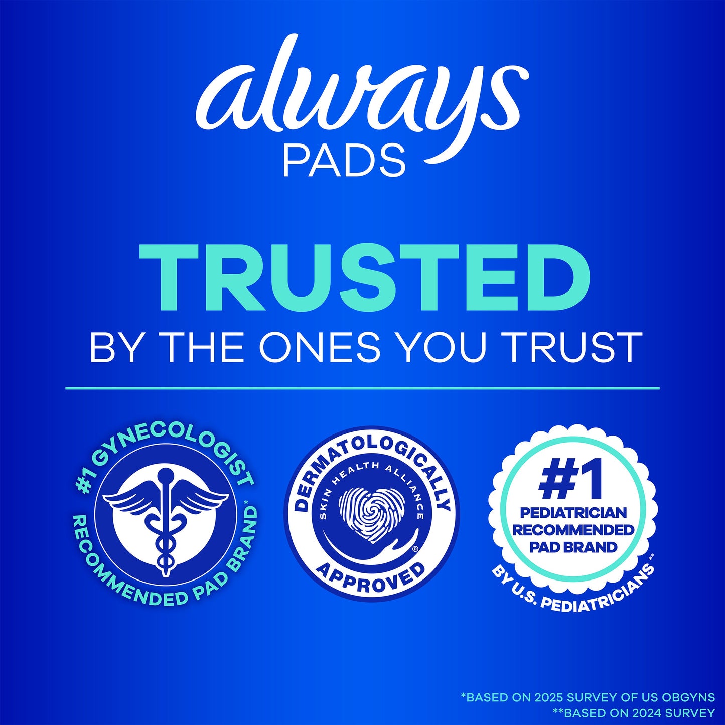 Always Maxi Daytime Pads with Wings, Extra Long Super, Unscented  Size 3