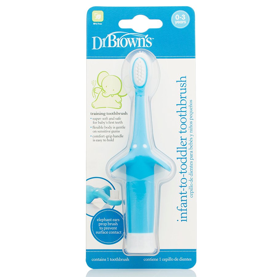 Dr. Brown's Infant-to-Toddler Toothbrush, Assorted Colors