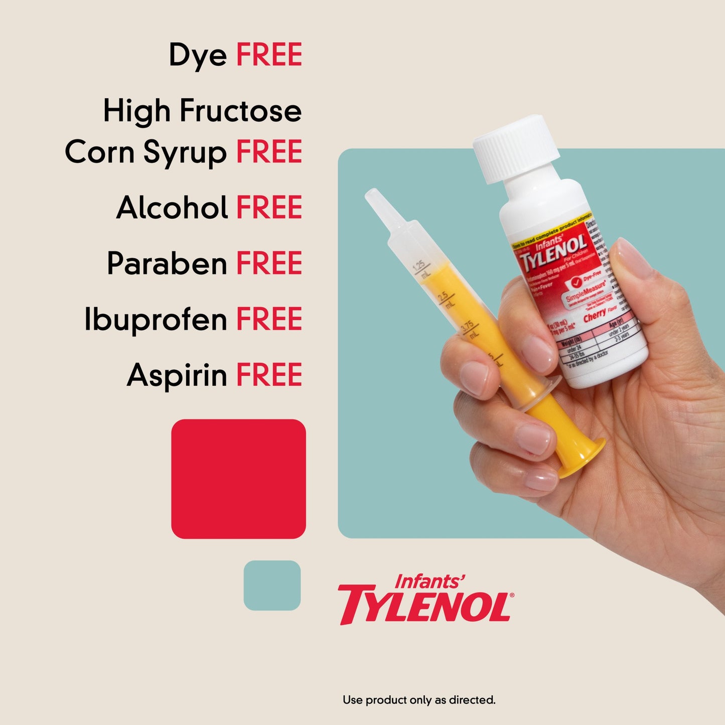 Tylenol Infants' Pain + Fever Oral Suspension - Cherry