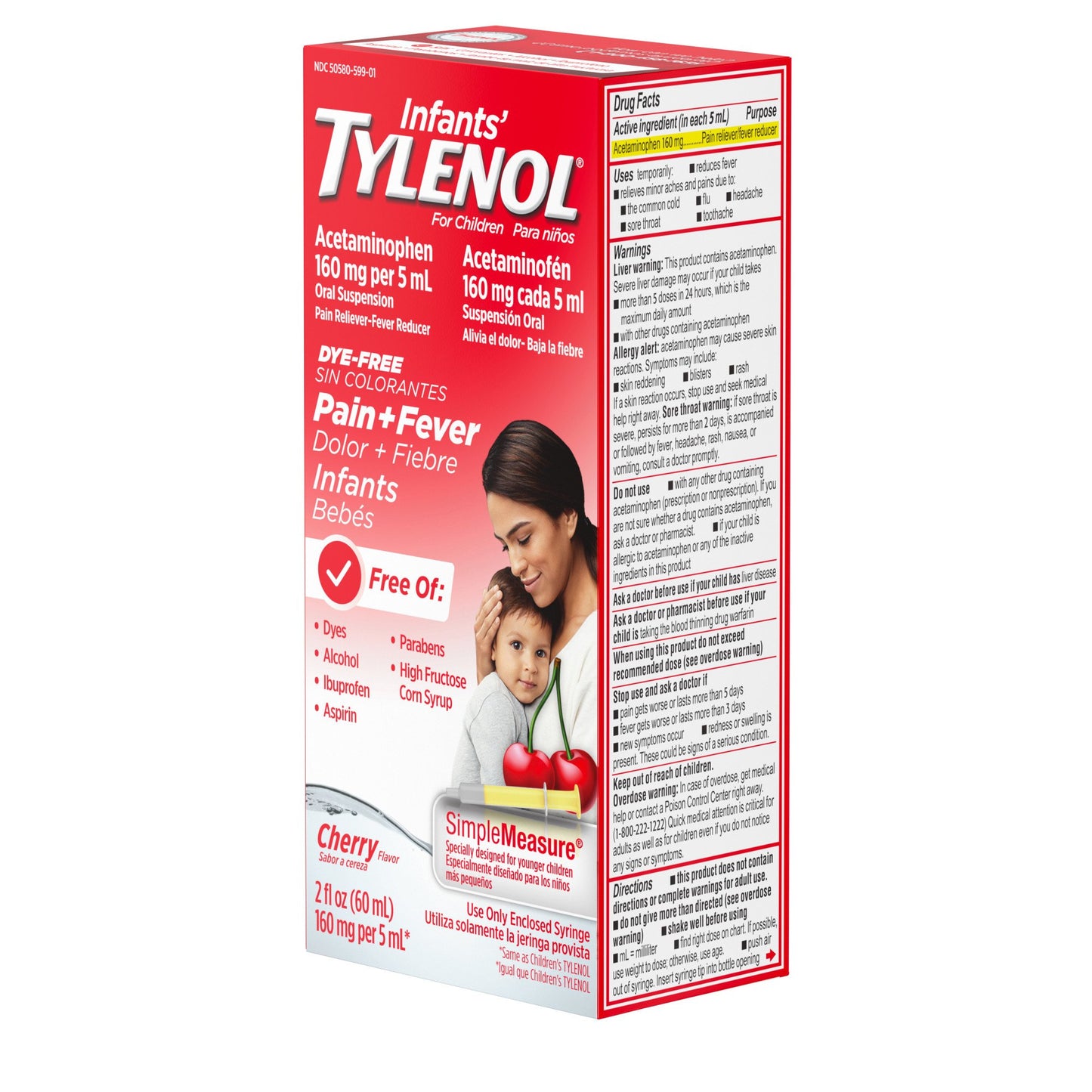 Tylenol Infants' Pain + Fever Oral Suspension - Cherry