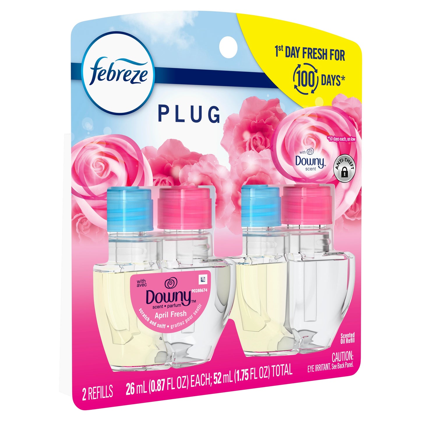 Febreze Plug In Air Freshener Odor-Fighting Scented Oil Refill - Downy April Fresh Scent