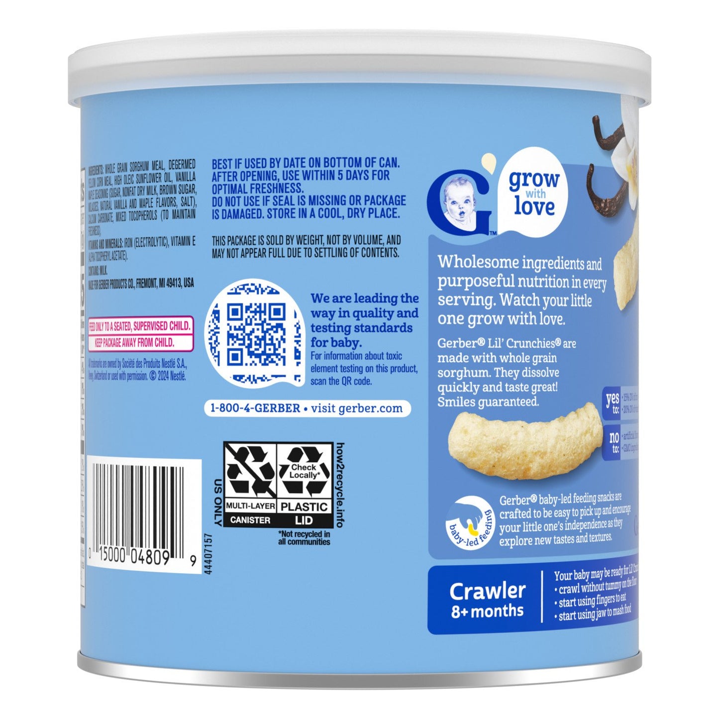 Gerber Snacks for Baby Lil' Crunchies - Vanilla Maple