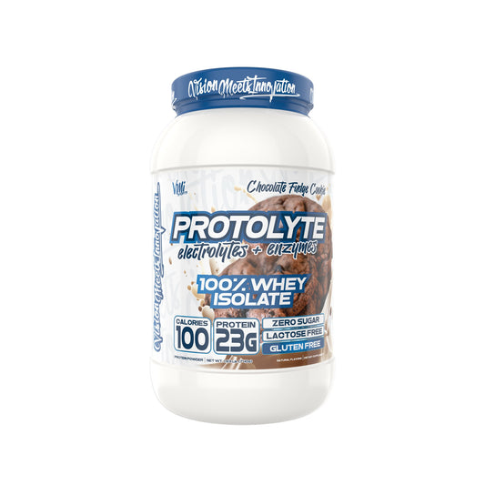 VMI Sports Protolyte 100% Whey Isolate Protein Powder - Chocolate Fudge Cookie