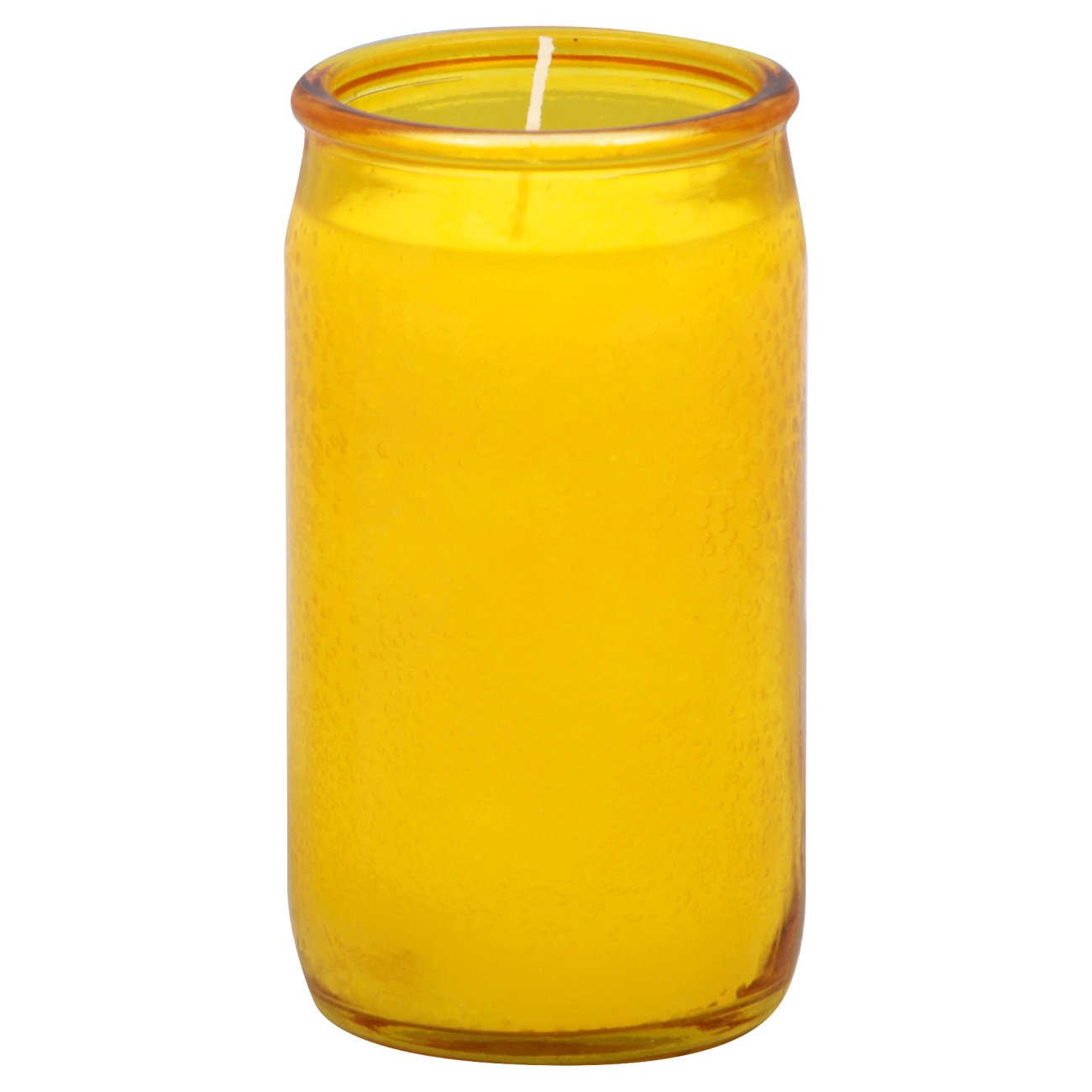 Reed Candle Clear Glass Candle - Yellow