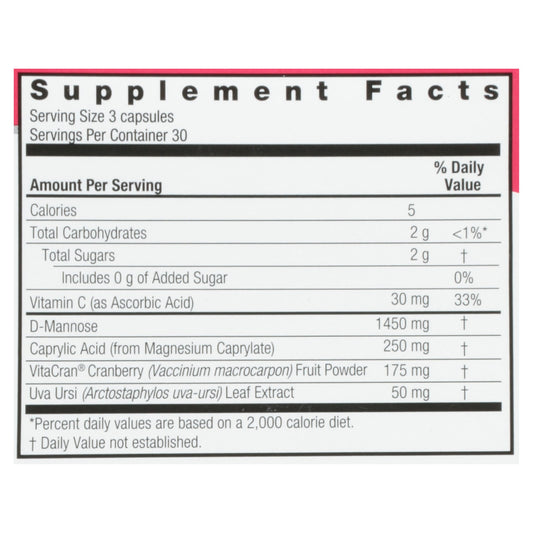 Nature's Answer UT Answer Cranberry Capsules