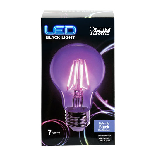 Feit Electric A19 7-Watt LED Black Light Bulb
