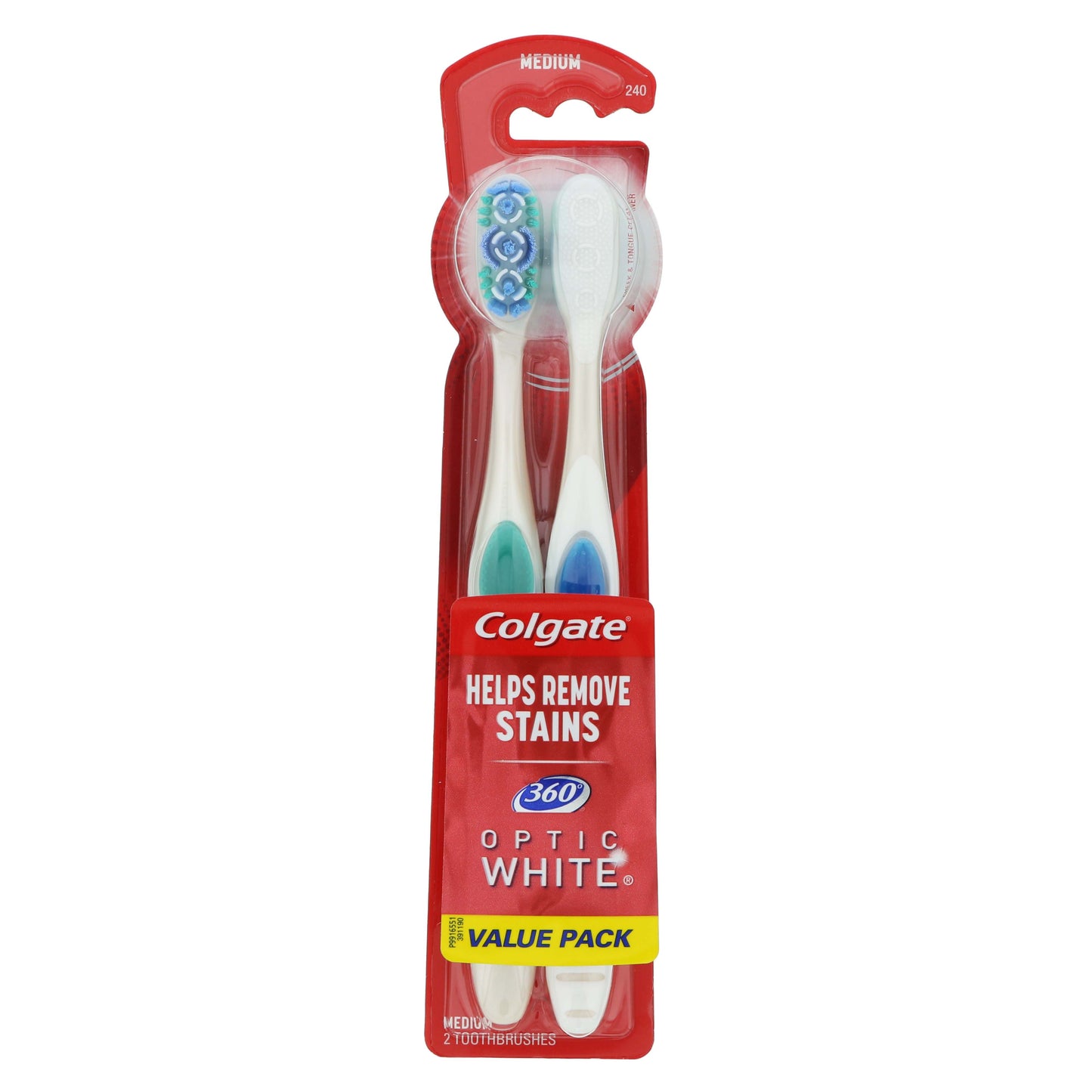 Colgate 360º Optic White Toothbrushes Value Pack