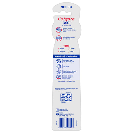 Colgate 360º Optic White Toothbrushes Value Pack