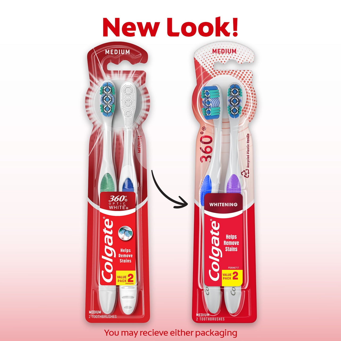 Colgate 360º Optic White Toothbrushes Value Pack