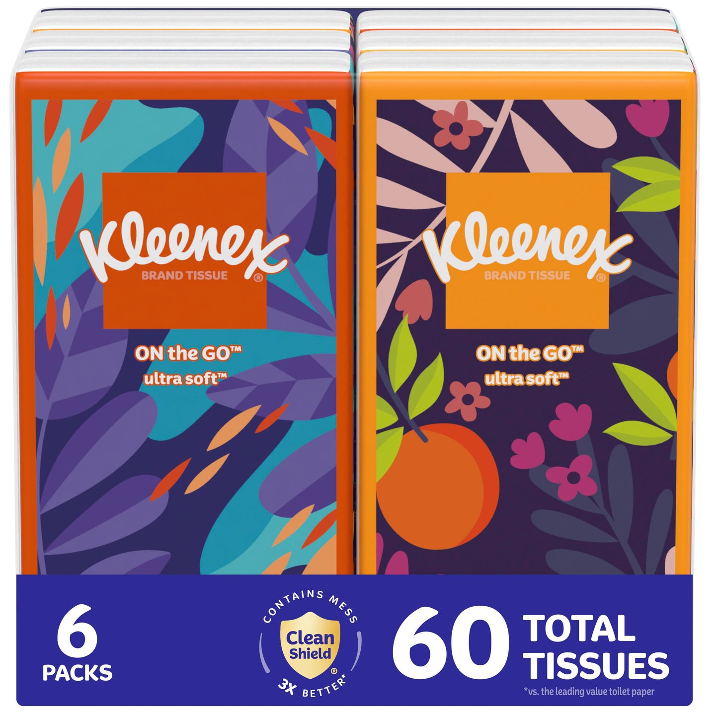 Kleenex On-the-Go Facial Tissues 3 Ply