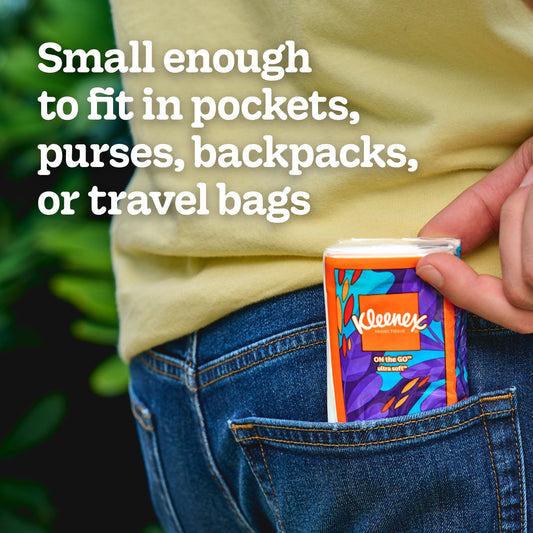 Kleenex On-the-Go Facial Tissues 3 Ply