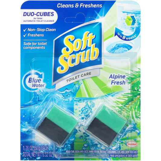 Soft Scrub Soft Scrub In-Tank Toilet Cleaner Duo-Cubes Alpine Fresh