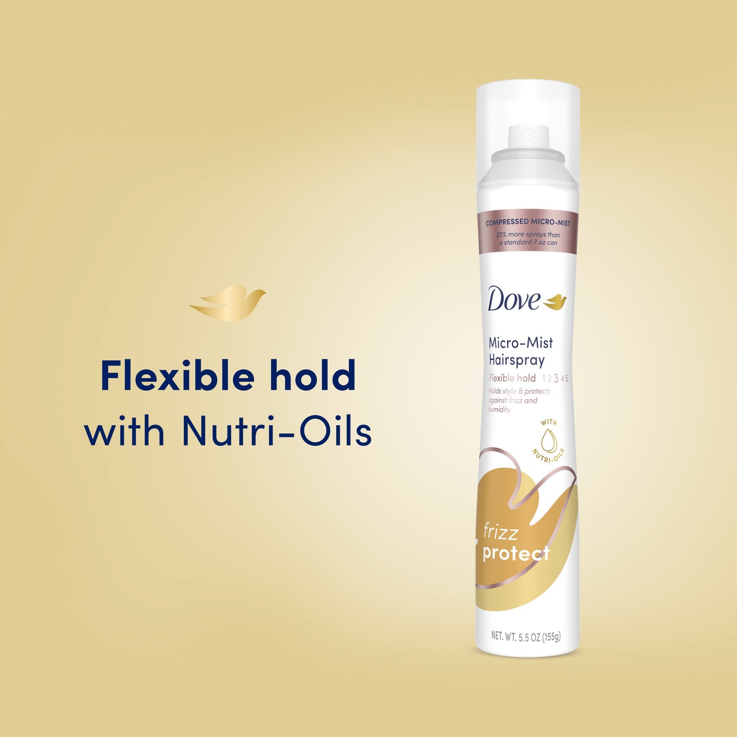 Dove Flexible Hold Hair Spray - Frizz Protect