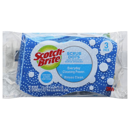 Scotch-Brite Scrub Dots Non-Scratch Scrub Sponges