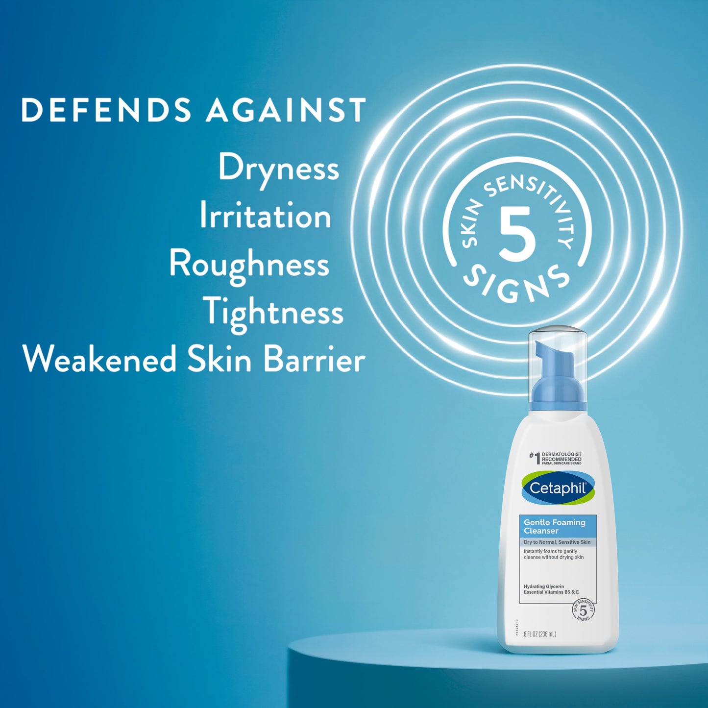Cetaphil Gentle Foaming Facial Cleanser
