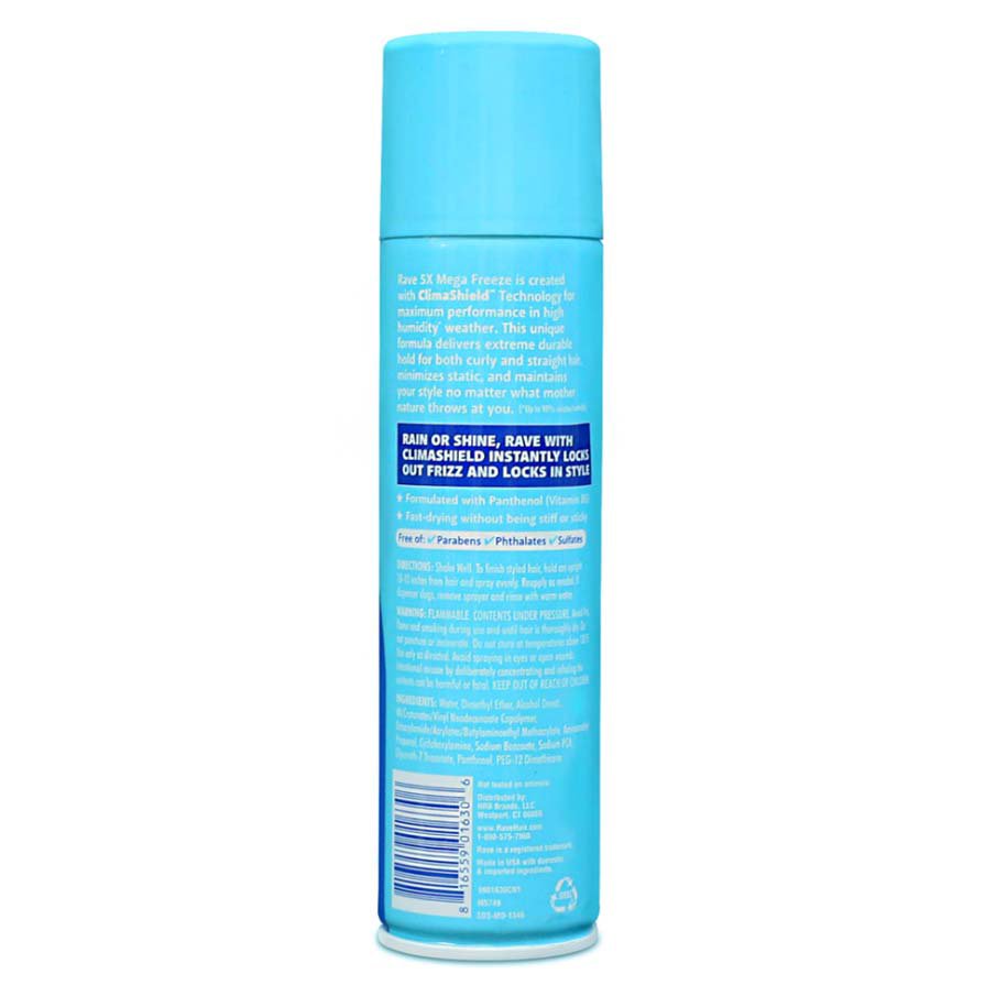 Rave 5X Freeze Unscented Hair Spray