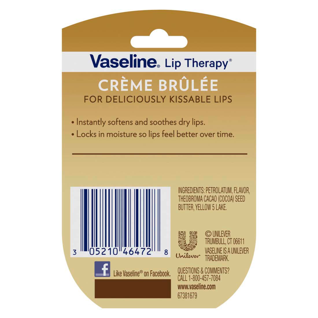 Vaseline Lip Therapy Crème Brulee