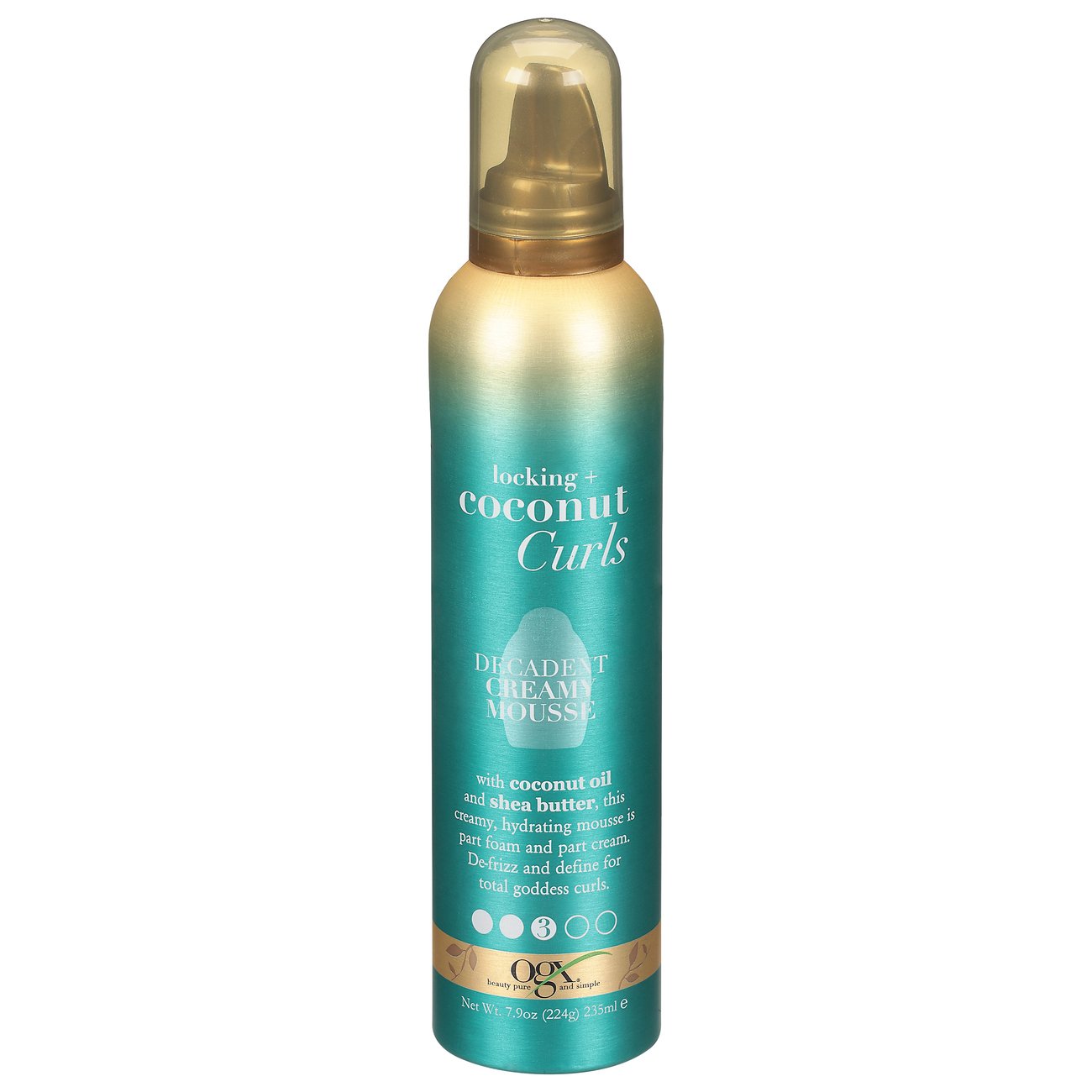 OGX Locking + Coconut Curls Decadent Creamy Mousse