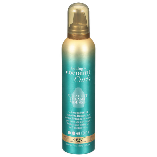 OGX Locking + Coconut Curls Decadent Creamy Mousse