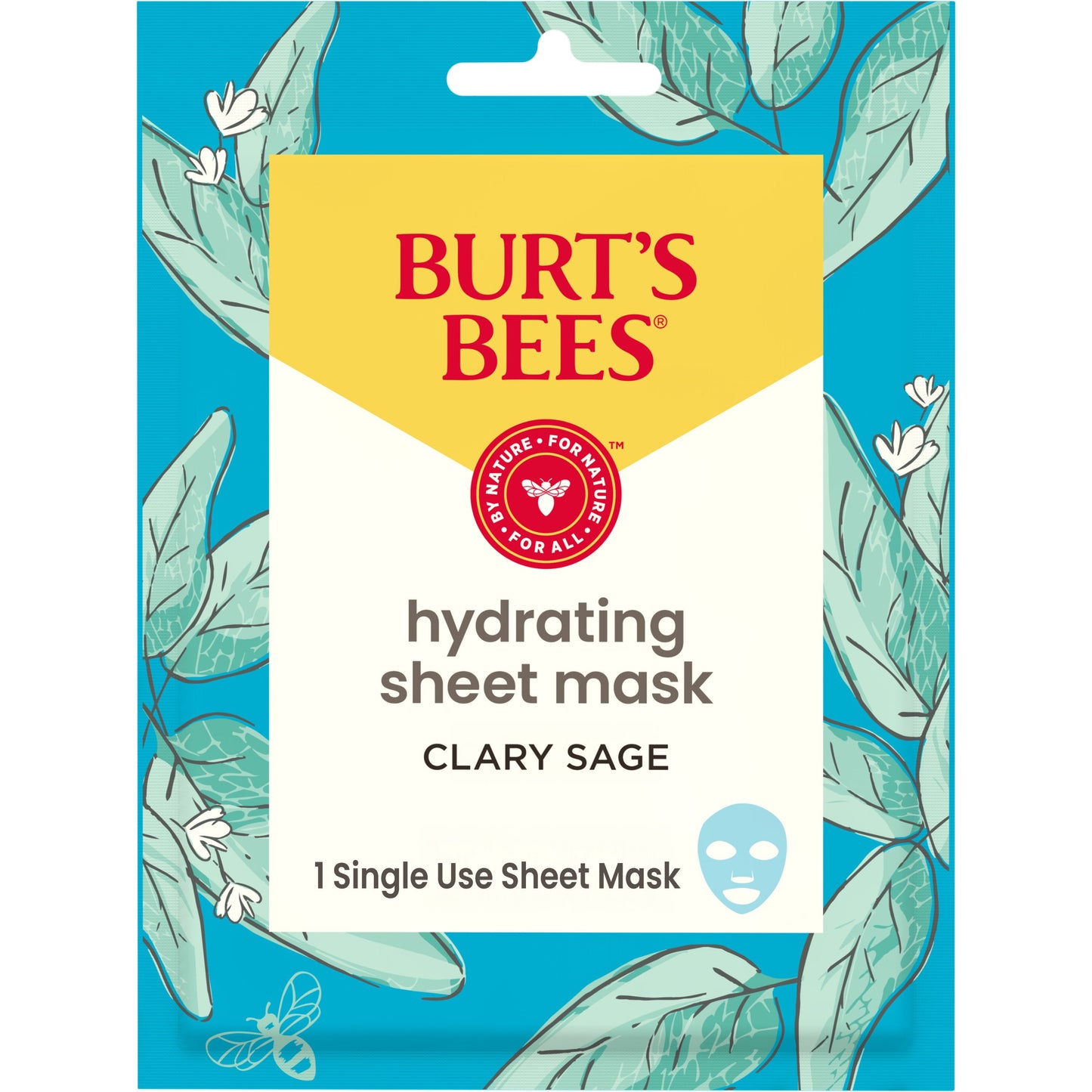 Burt's Bees Hydrating Sheet Mask with Clary Sage