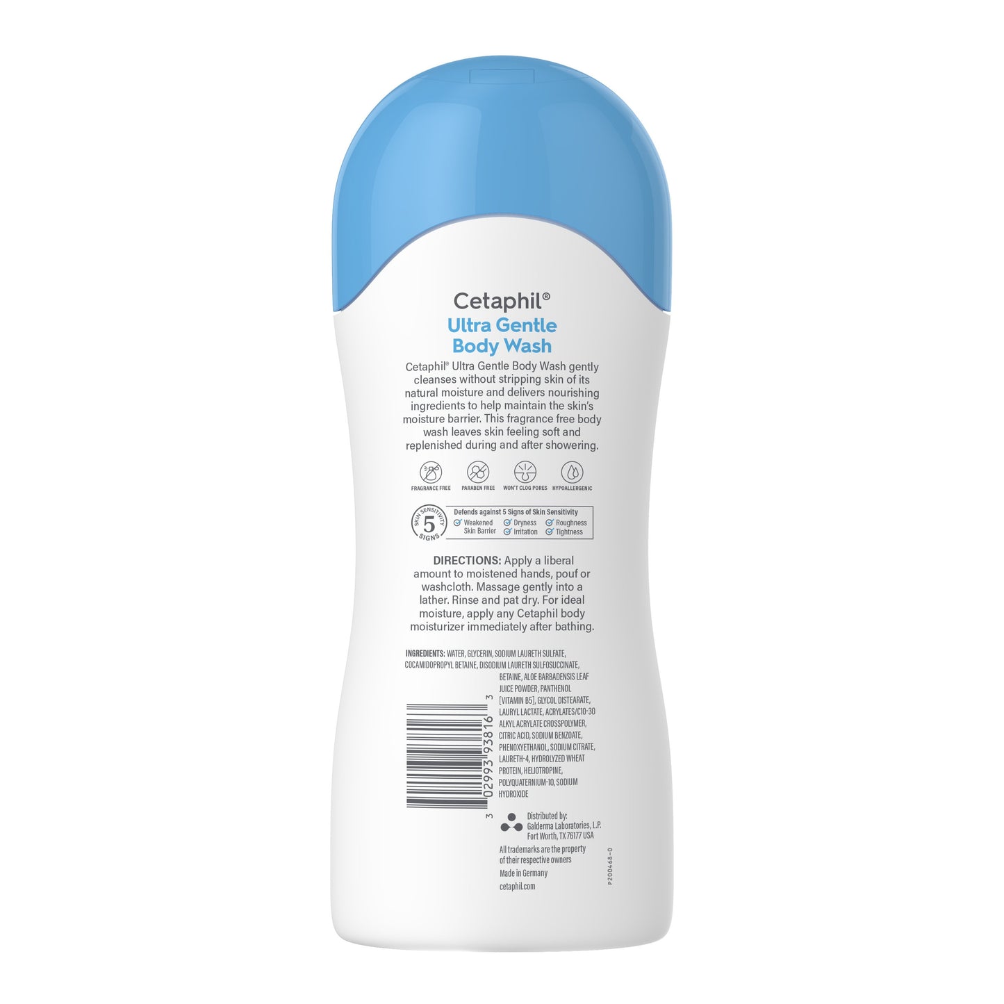 Cetaphil Ultra Gentle Body Wash - Fragrance Free