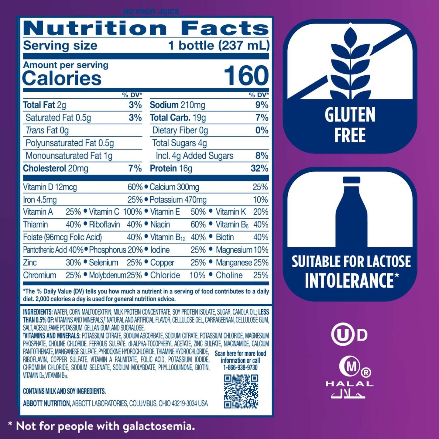 Ensure High Protein Nutrition Shakes 6 pk Bottles - Strawberry