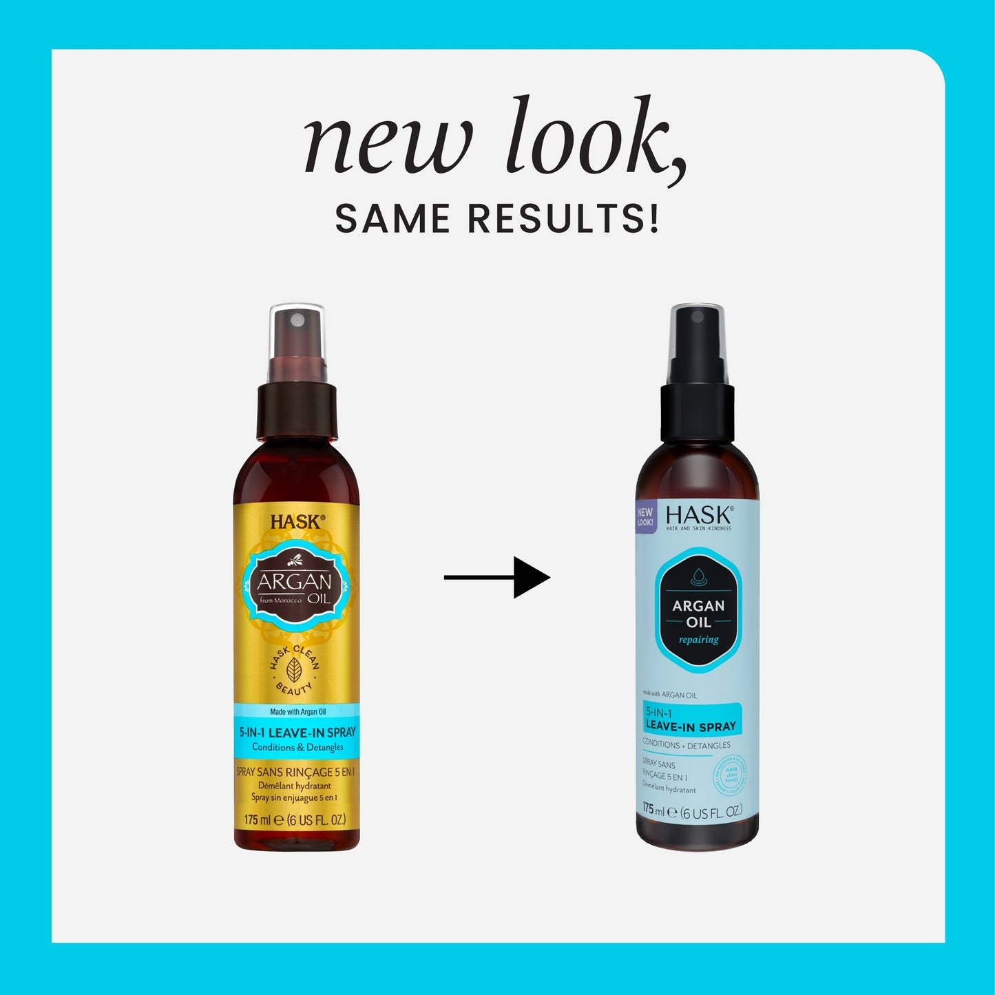 HASK Argan Oil 5-in-1 Leave-In Spray