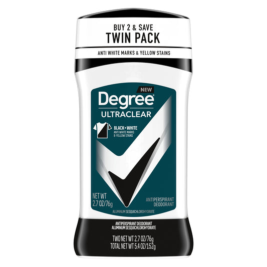 Degree Men UltraClear Black+White Antiperspirant Deodorant, 2.7 oz