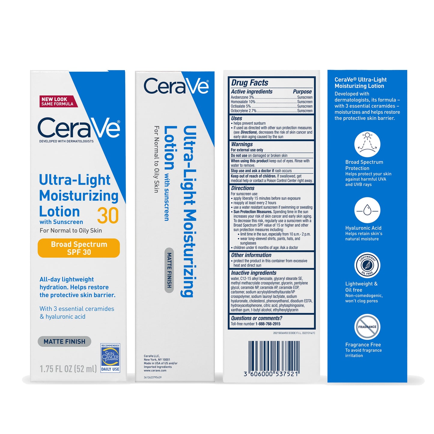 CeraVe Ultra Light Moisturizing Lotion - SPF30