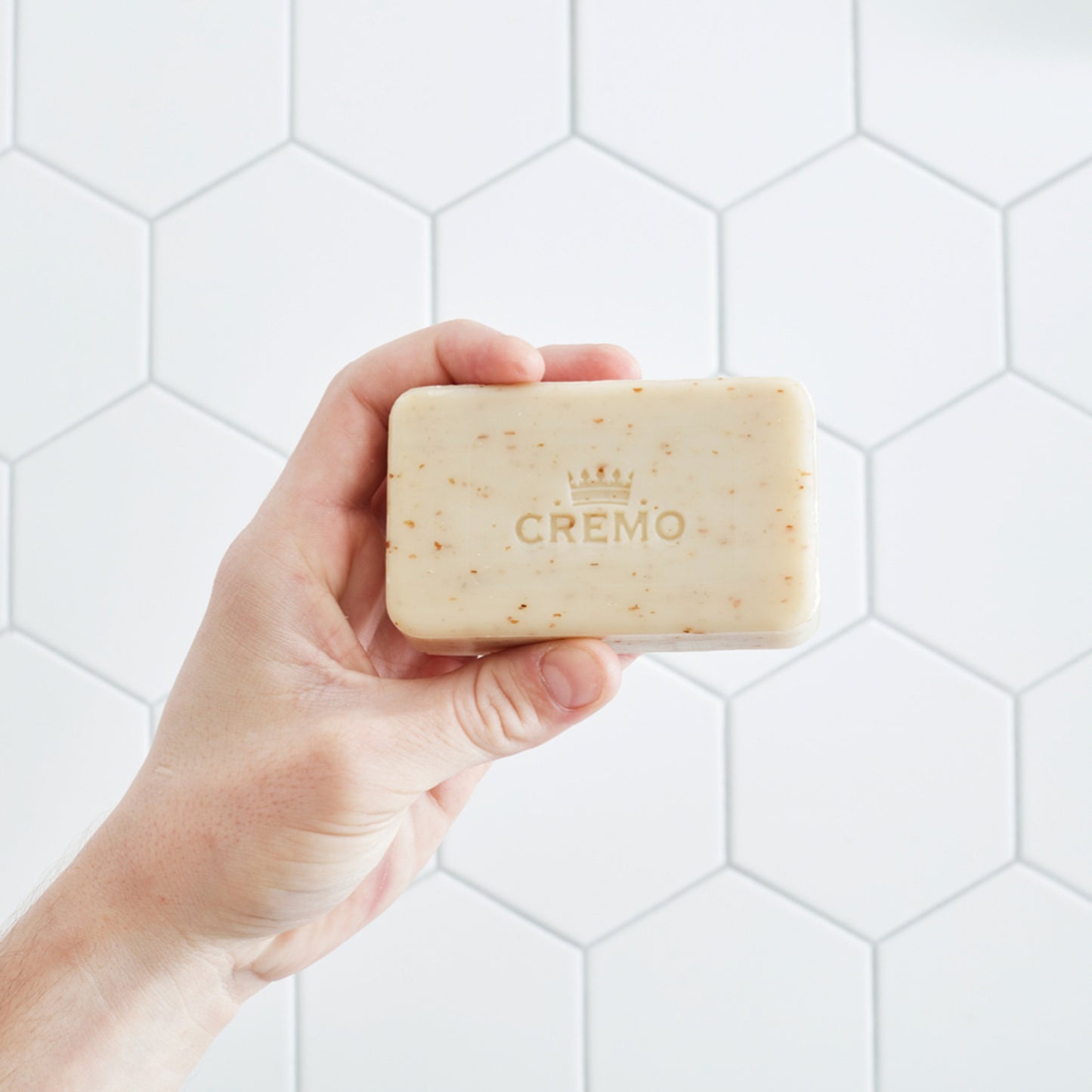 Cremo Exfoliating Body Bar - Bourbon & Oak