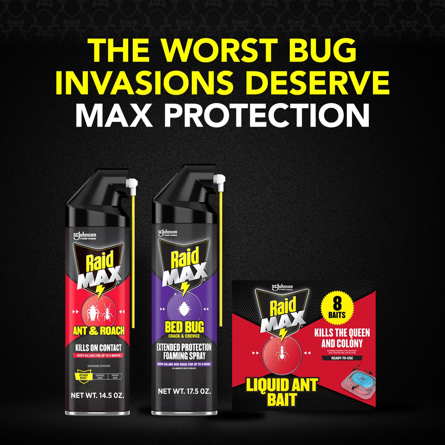 Raid MAX Bed Bug Crack & Crevice Foaming Spray