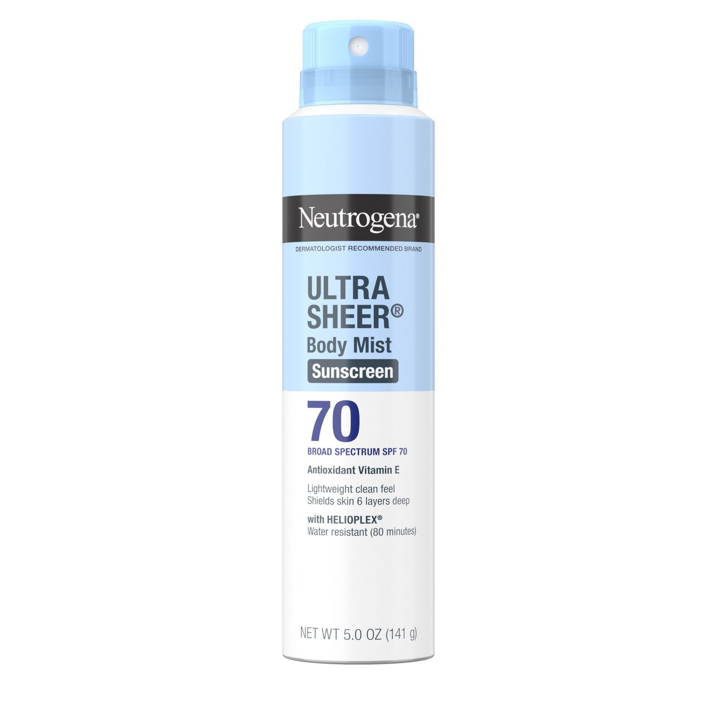 Neutrogena Ultra Sheer Body Mist Sunscreen Spray - SPF 70