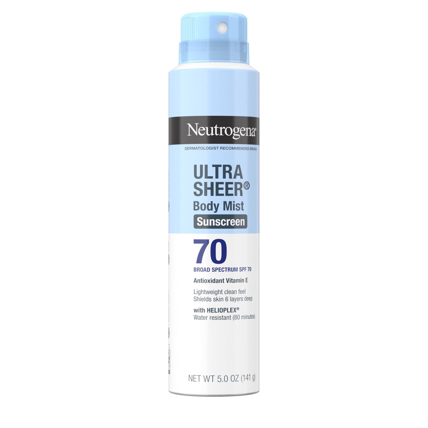 Neutrogena Ultra Sheer Body Mist Sunscreen Spray - SPF 70
