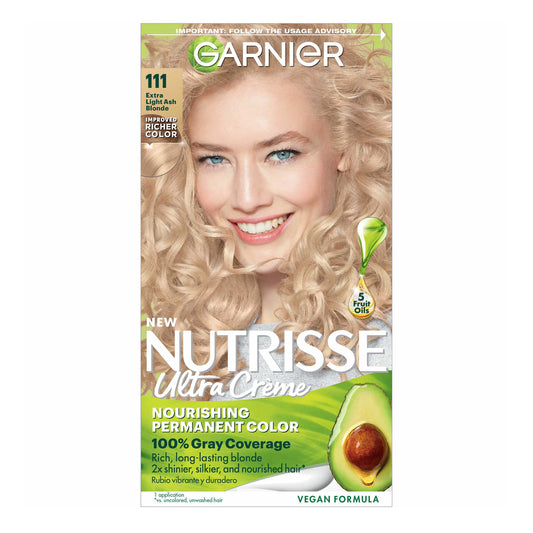 Garnier Nutrisse Nourishing Hair Color Creme - 111 Extra Light Ash Blonde
