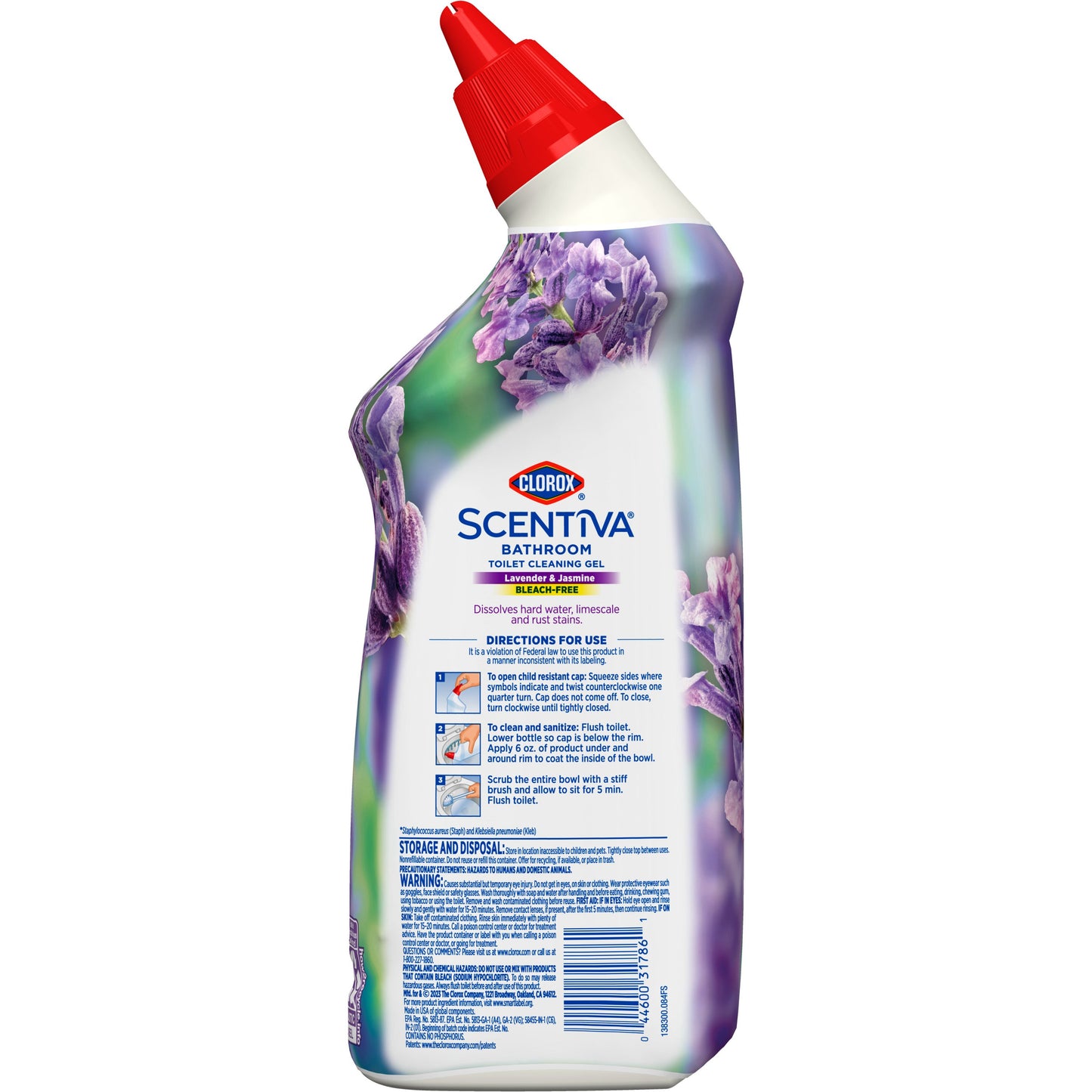 Clorox Scentiva Bathroom Toilet Cleaning Gel - Lavender and Jasmine