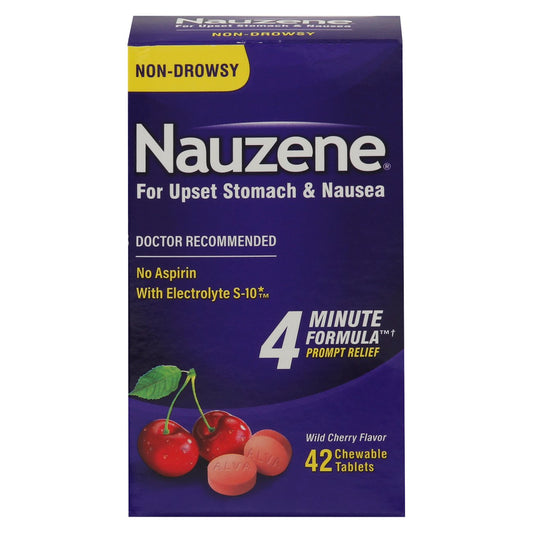 Nauzene Chewable Tablets - Wild Cherry