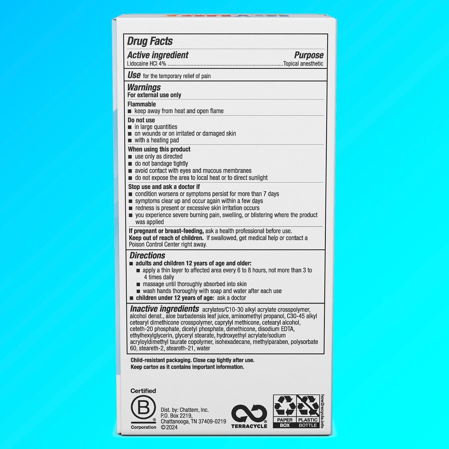 Icy Hot Maximum Strength Lidocaine Muscle Pain Relief Roll-On