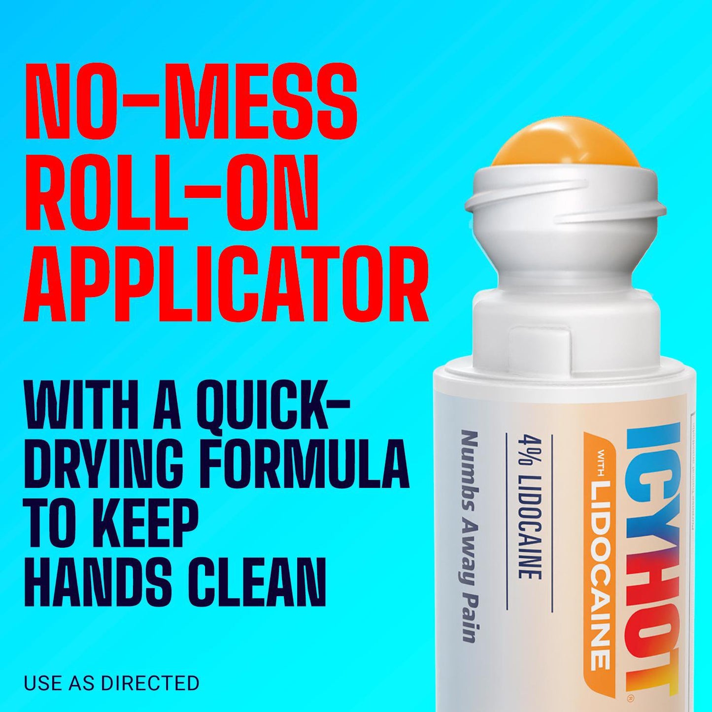 Icy Hot Maximum Strength Lidocaine Muscle Pain Relief Roll-On