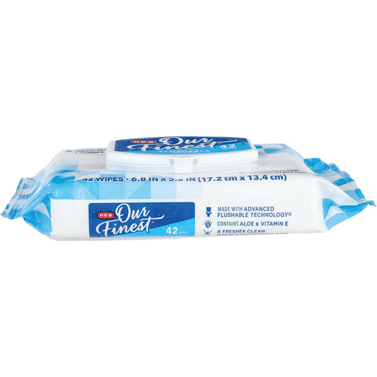 H-E-B Our Finest Moist Flushable Wipes