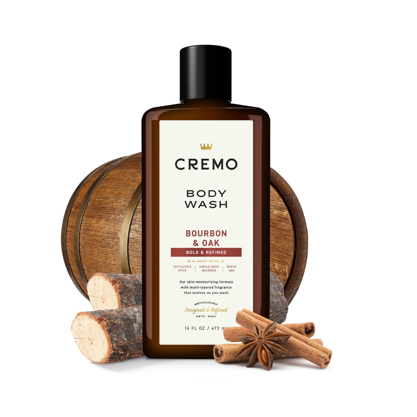 Cremo Body Wash - Bourbon & Oak