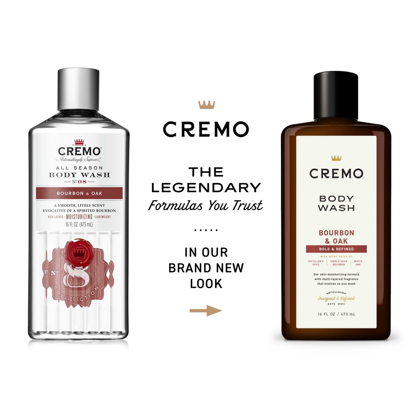 Cremo Body Wash - Bourbon & Oak