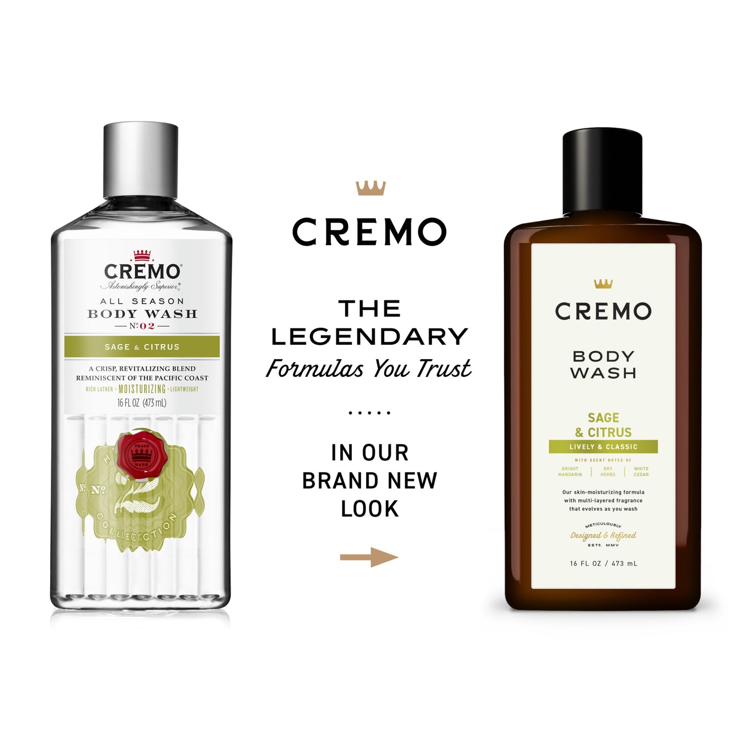 Cremo Body Wash - Sage & Citrus