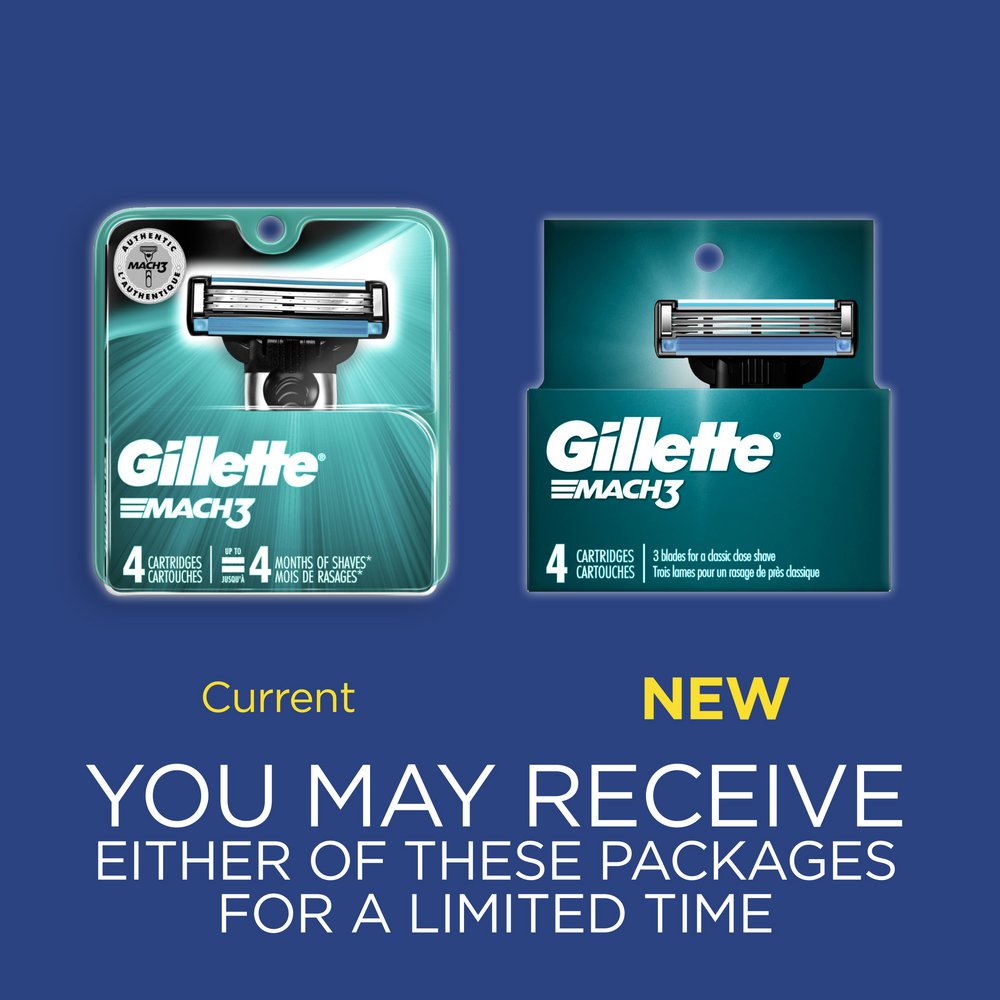 Gillette Mach3 Razor Blade Refills