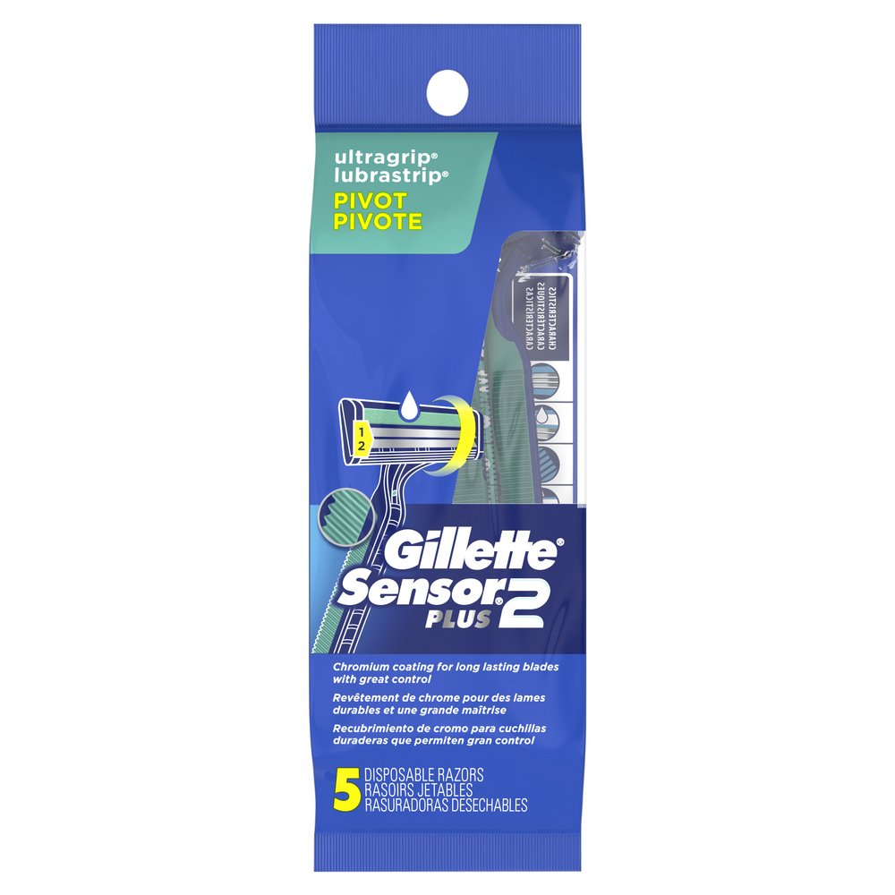 Gillette Sensor2 Plus Pivoting Head Disposable Razors