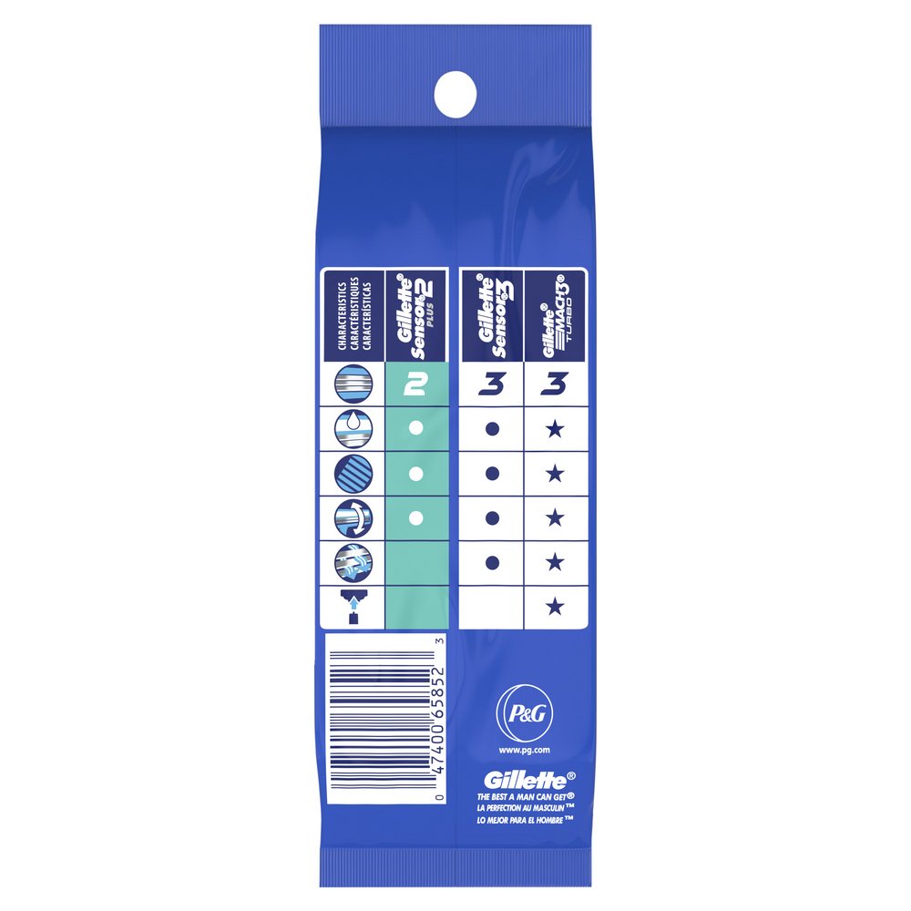 Gillette Sensor2 Plus Pivoting Head Disposable Razors