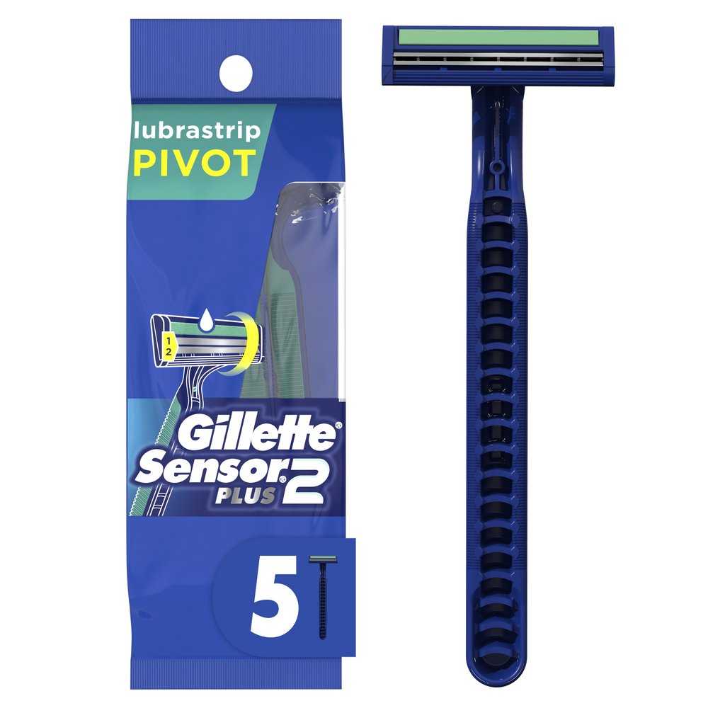 Gillette Sensor2 Plus Pivoting Head Disposable Razors